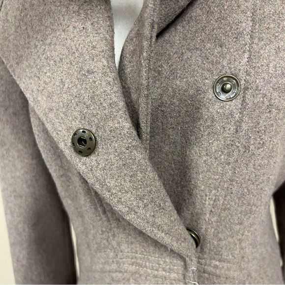 Merona beige/oatmeal color wool blend jacket size S/P - Picture 7 of 12